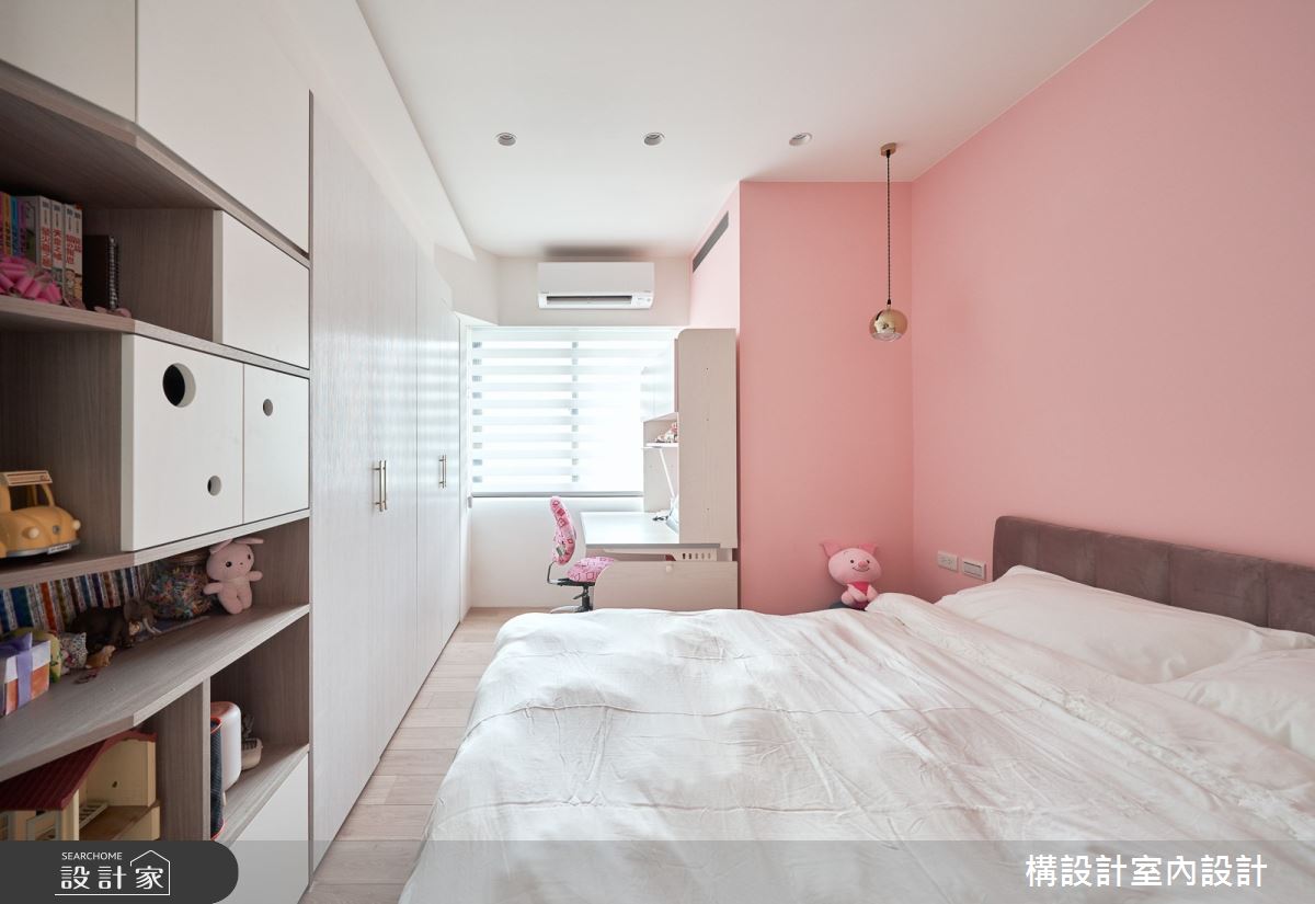 40坪老屋(16~30年)＿新古典臥室兒童房兒童房案例圖片＿構設計＿構設計_午後的銀白雪境之29