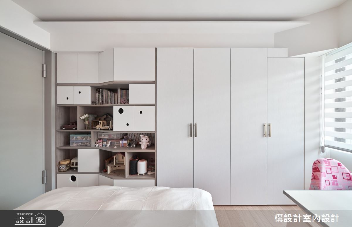 40坪老屋(16~30年)＿新古典臥室兒童房兒童房案例圖片＿構設計＿構設計_午後的銀白雪境之30