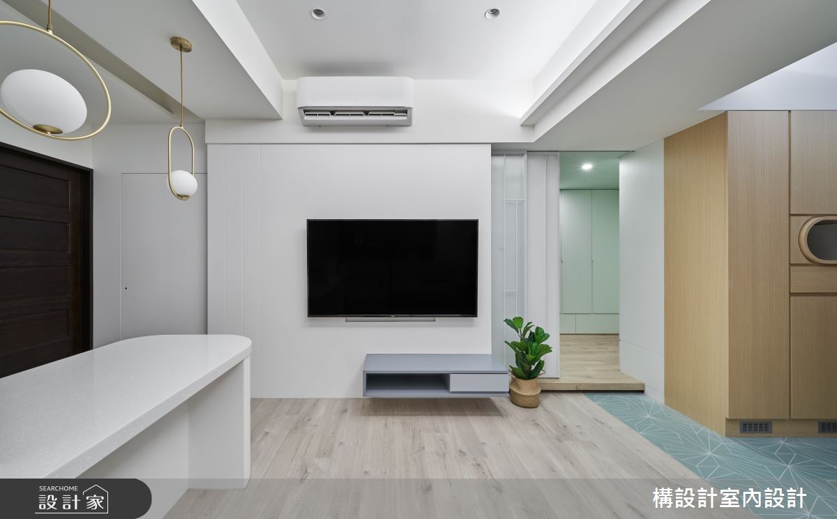 17坪新成屋(5年以下)＿北歐風客廳中島案例圖片＿構設計＿構設計_不將就的日常之13