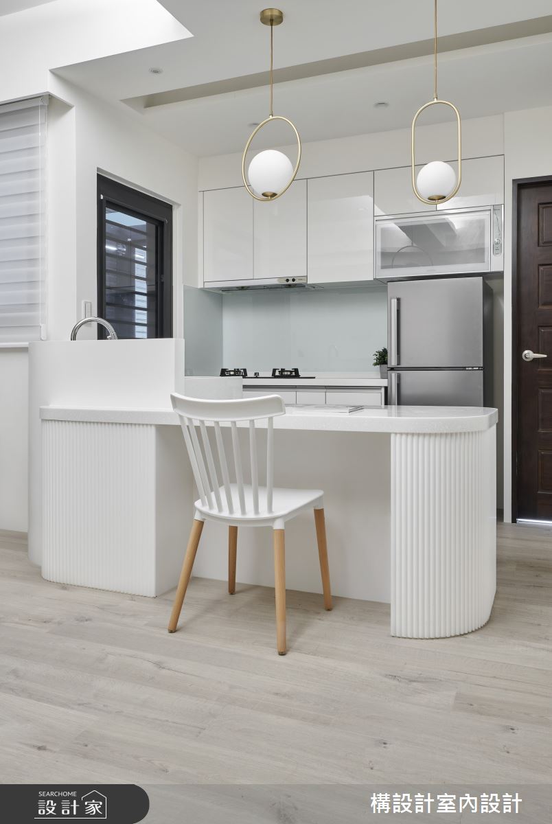 17坪新成屋(5年以下)＿北歐風廚房中島案例圖片＿構設計＿構設計_不將就的日常之10
