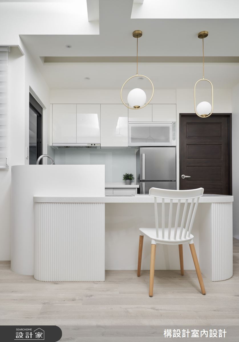17坪新成屋(5年以下)＿北歐風廚房中島案例圖片＿構設計＿構設計_不將就的日常之11