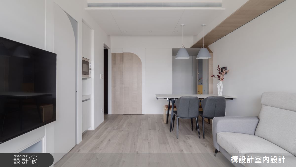 24坪新成屋(5年以下)＿北歐風客廳餐廳案例圖片＿構設計＿構設計_初見之6