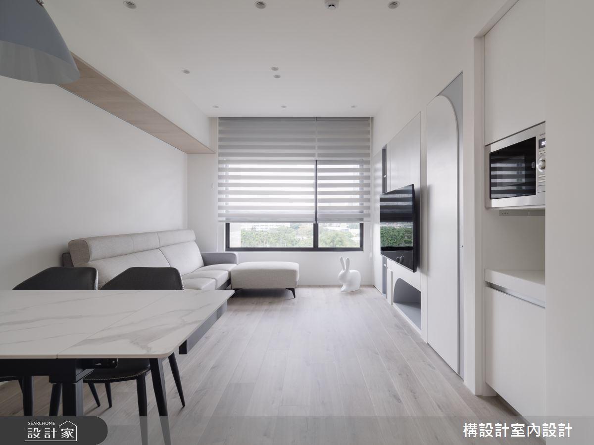 24坪新成屋(5年以下)＿北歐風客廳餐廳案例圖片＿構設計＿構設計_初見之8