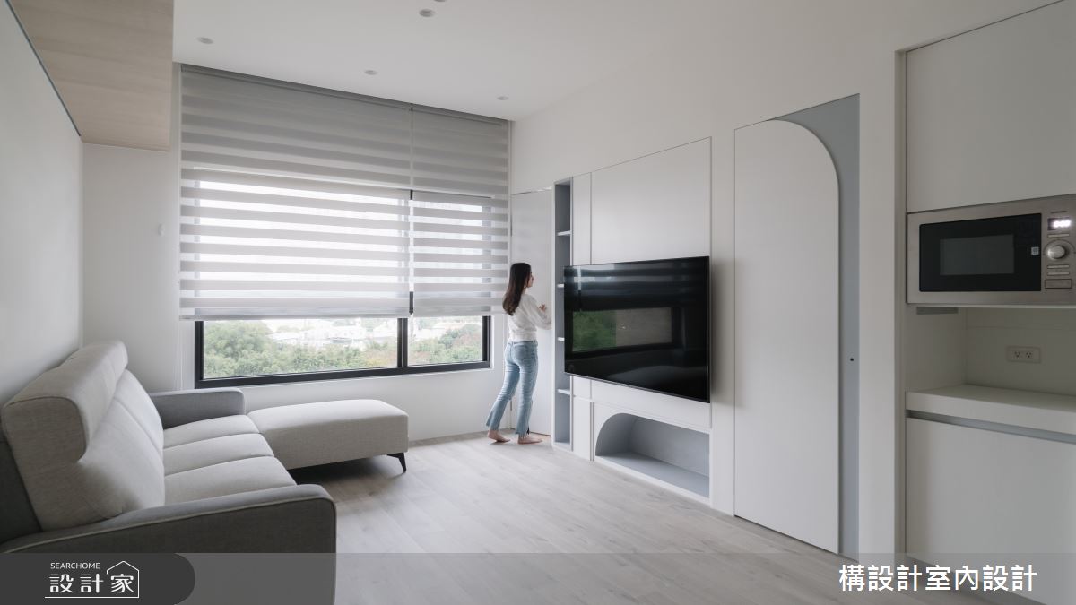 24坪新成屋(5年以下)＿北歐風客廳餐廳案例圖片＿構設計＿構設計_初見之9