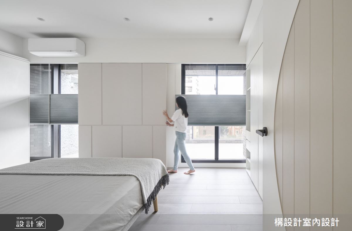 19坪中古屋(5~15年)＿北歐風臥室案例圖片＿構設計＿構設計_層疊山沐之23