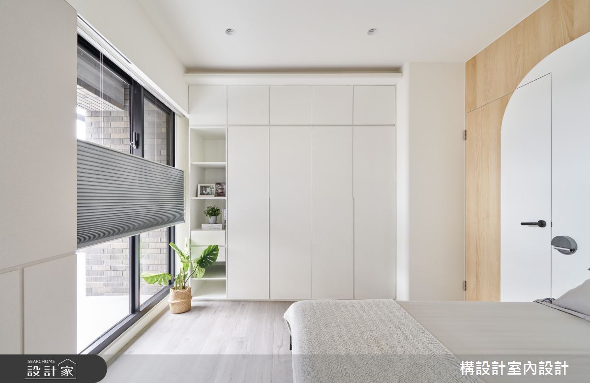 19坪中古屋(5~15年)＿北歐風臥室案例圖片＿構設計＿構設計_層疊山沐之25
