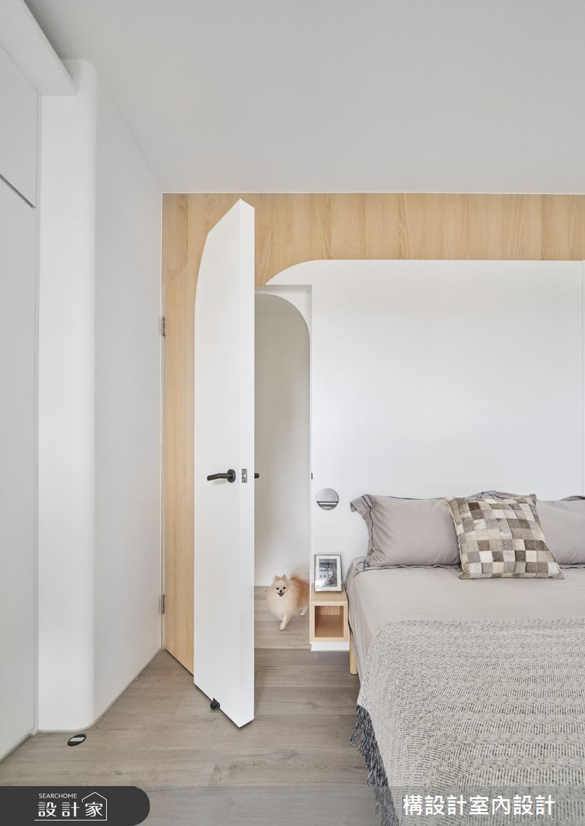 19坪中古屋(5~15年)＿北歐風臥室案例圖片＿構設計＿構設計_層疊山沐之27