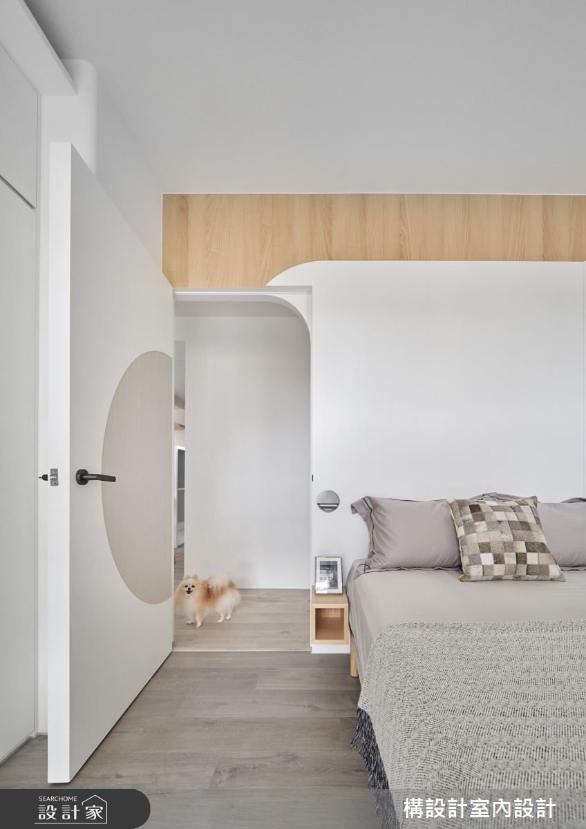 19坪中古屋(5~15年)＿北歐風臥室案例圖片＿構設計＿構設計_層疊山沐之28