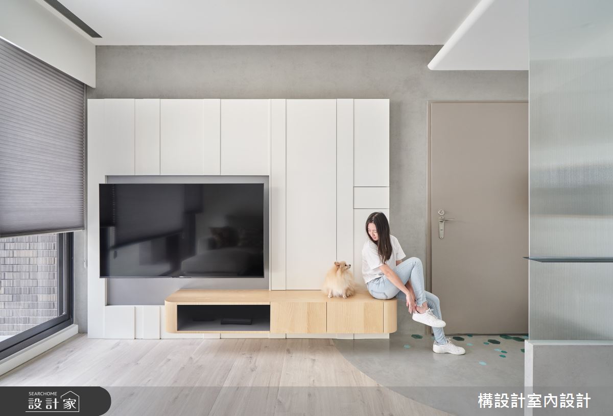 19坪中古屋(5~15年)＿北歐風客廳案例圖片＿構設計＿構設計_層疊山沐之1