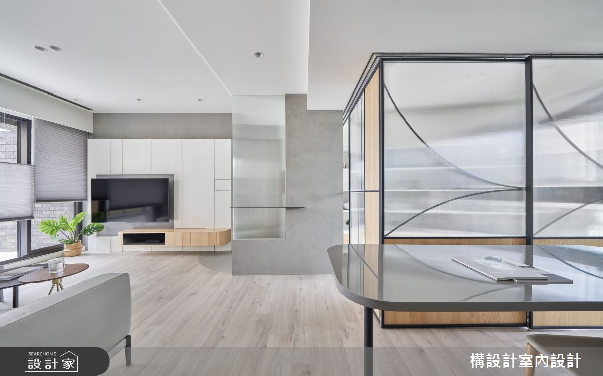 19坪中古屋(5~15年)＿北歐風客廳餐廳案例圖片＿構設計＿構設計_層疊山沐之8