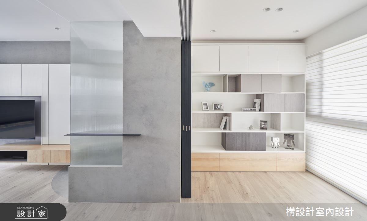 19坪中古屋(5~15年)＿北歐風書房案例圖片＿構設計＿構設計_層疊山沐之11