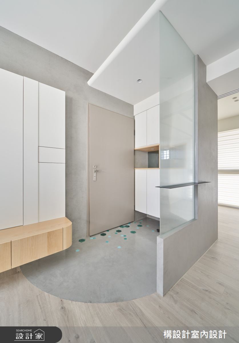 19坪中古屋(5~15年)＿北歐風玄關案例圖片＿構設計＿構設計_層疊山沐之3