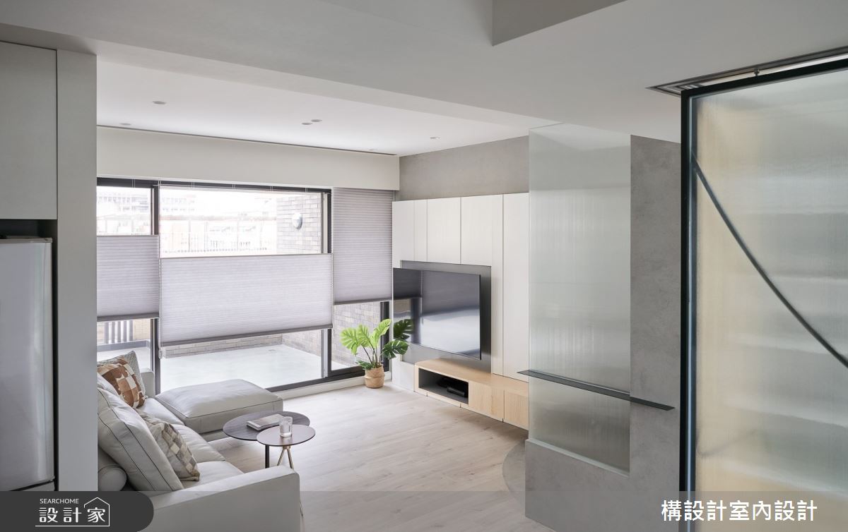 19坪中古屋(5~15年)＿北歐風客廳案例圖片＿構設計＿構設計_層疊山沐之7