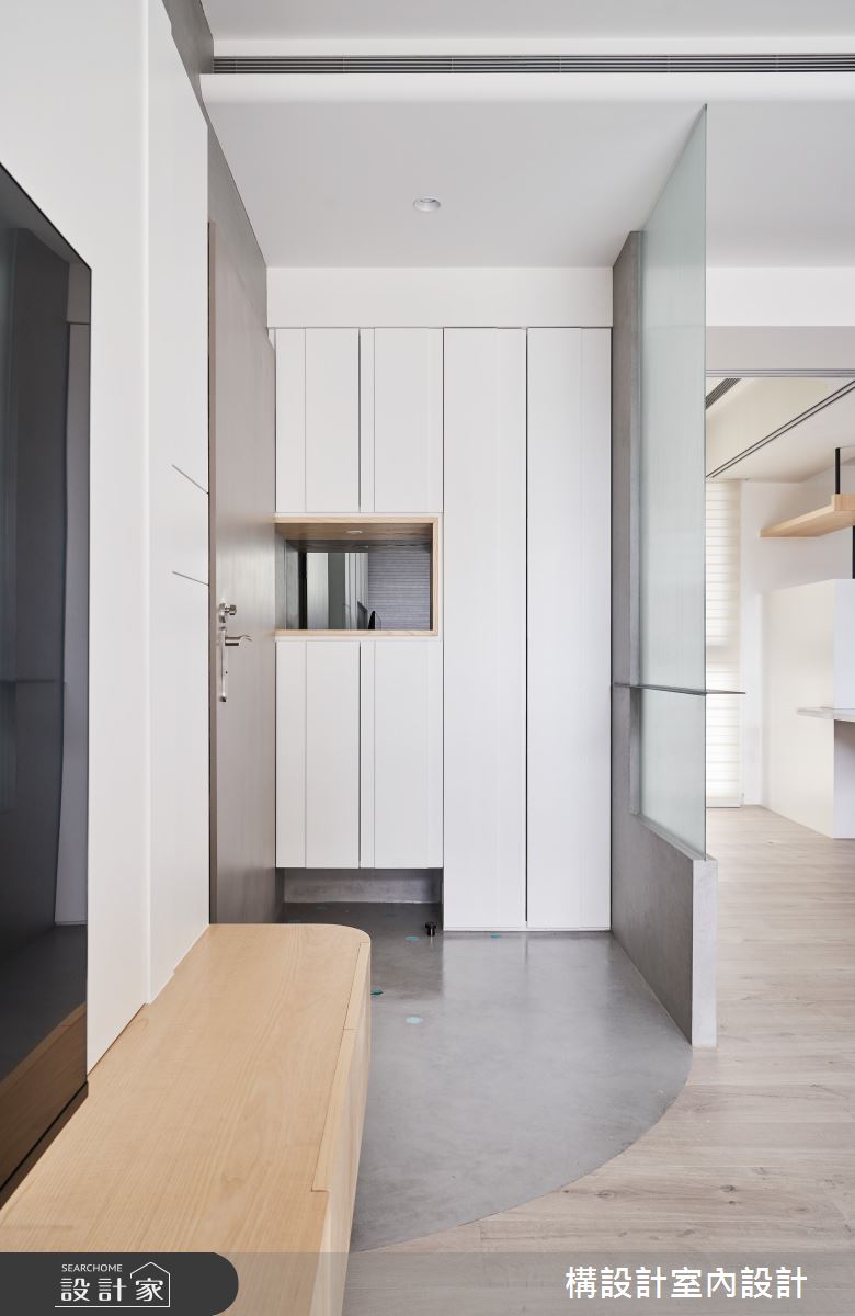 19坪中古屋(5~15年)＿北歐風玄關案例圖片＿構設計＿構設計_層疊山沐之2