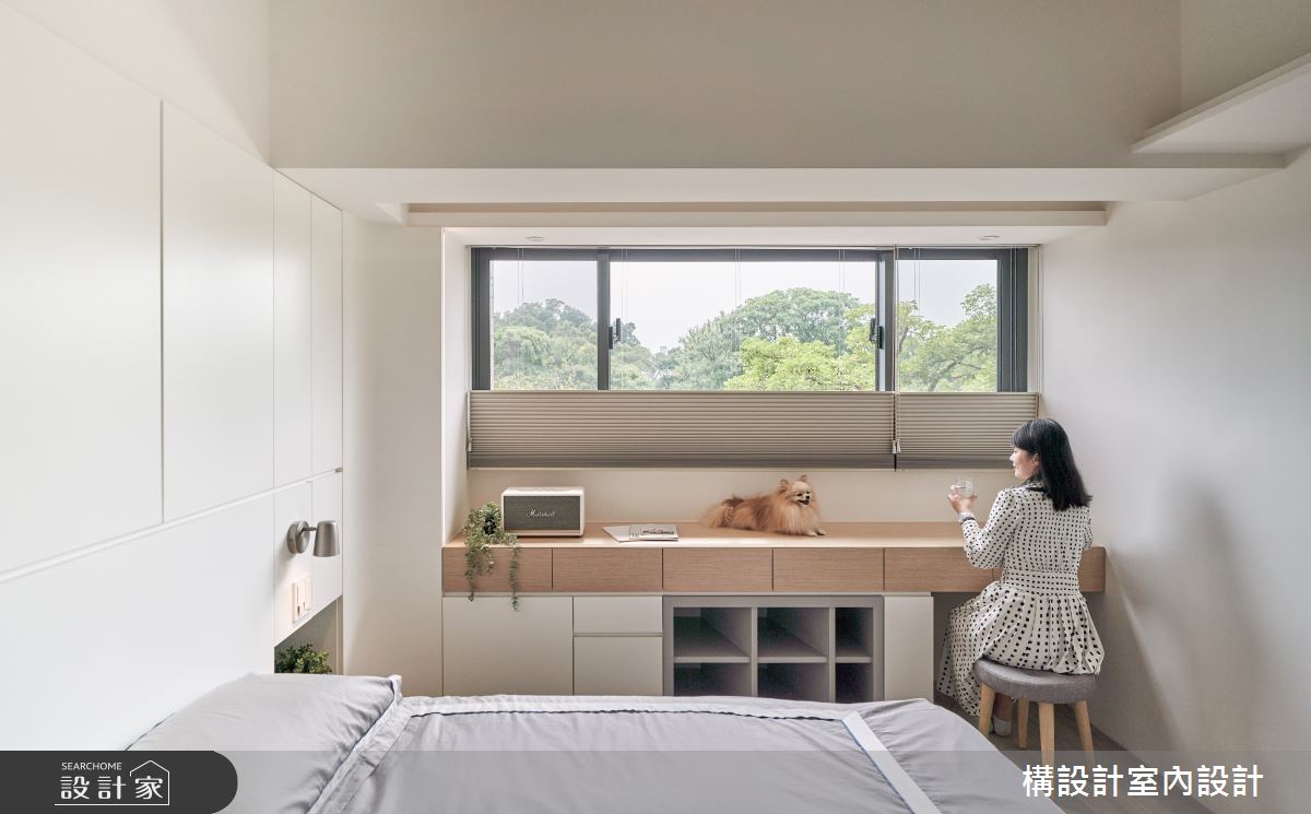 40坪老屋(16~30年)＿北歐風臥室案例圖片＿構設計＿構設計_貓森漫遊之19