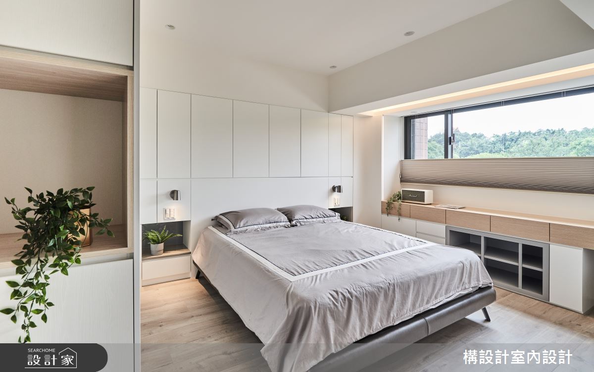 40坪老屋(16~30年)＿北歐風臥室案例圖片＿構設計＿構設計_貓森漫遊之17