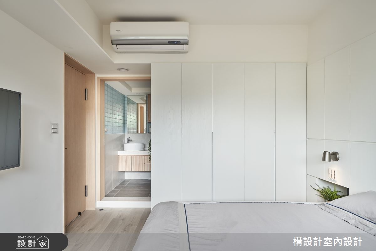 40坪老屋(16~30年)＿北歐風臥室案例圖片＿構設計＿構設計_貓森漫遊之21