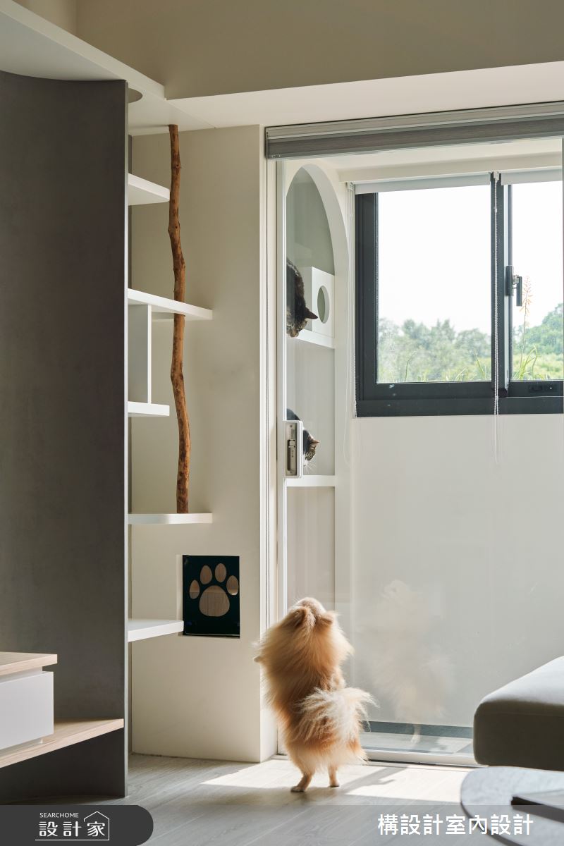 40坪老屋(16~30年)＿北歐風寵物案例圖片＿構設計＿構設計_貓森漫遊之7