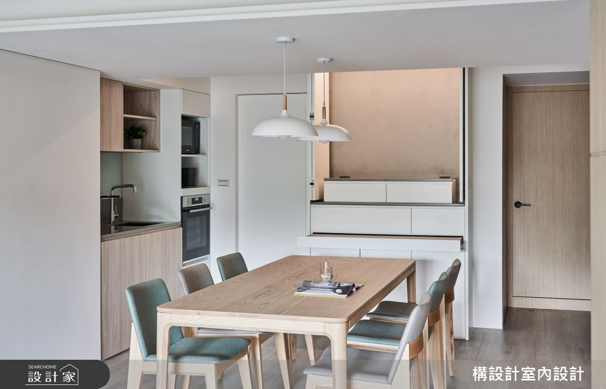 40坪老屋(16~30年)＿北歐風餐廳案例圖片＿構設計＿構設計_貓森漫遊之13