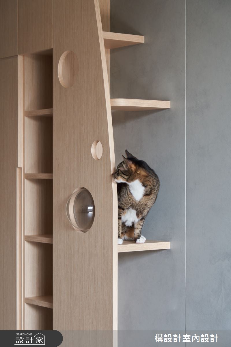 40坪老屋(16~30年)＿北歐風寵物案例圖片＿構設計＿構設計_貓森漫遊之10