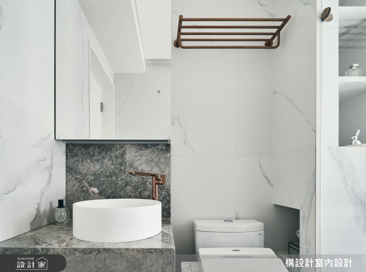 18坪新成屋(5年以下)＿法式輕古典浴室案例圖片＿構設計＿構設計_歲月靜好之34