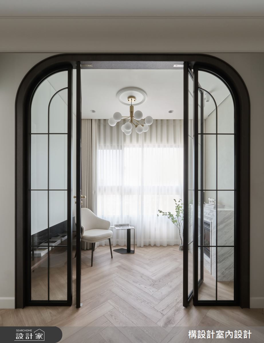 18坪新成屋(5年以下)＿法式輕古典書房多功能室案例圖片＿構設計＿構設計_歲月靜好之21