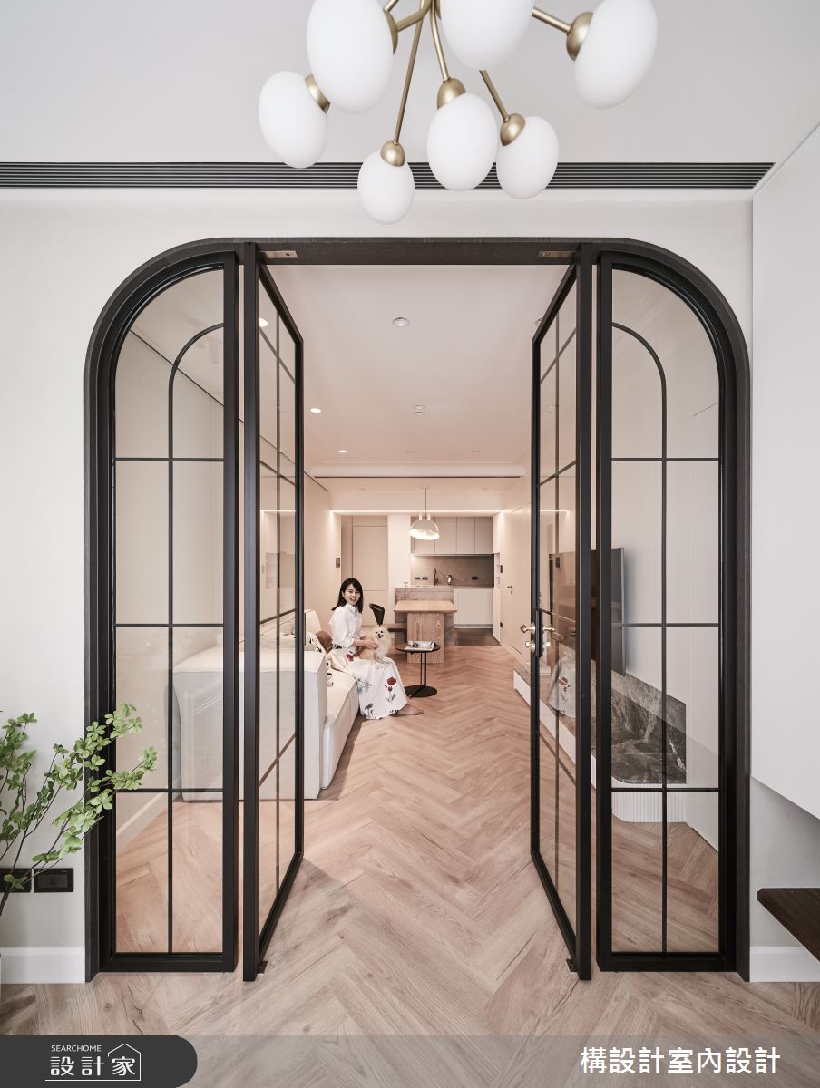 18坪新成屋(5年以下)＿法式輕古典客廳書房多功能室案例圖片＿構設計＿構設計_歲月靜好之24