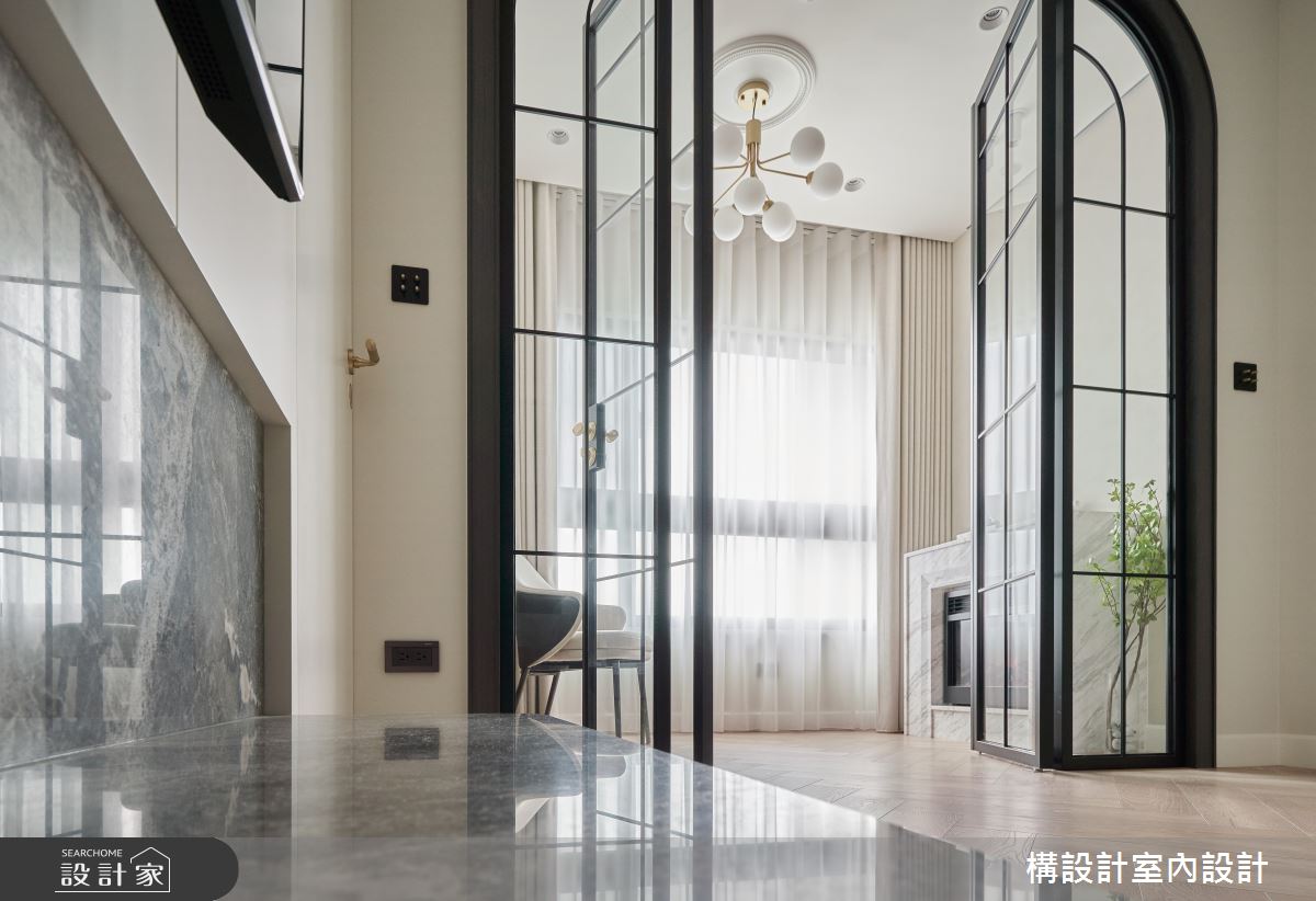 18坪新成屋(5年以下)＿法式輕古典客廳書房多功能室案例圖片＿構設計＿構設計_歲月靜好之17