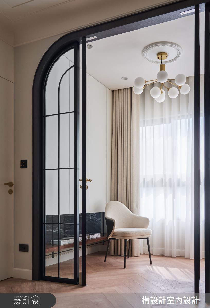 18坪新成屋(5年以下)＿法式輕古典書房多功能室案例圖片＿構設計＿構設計_歲月靜好之22