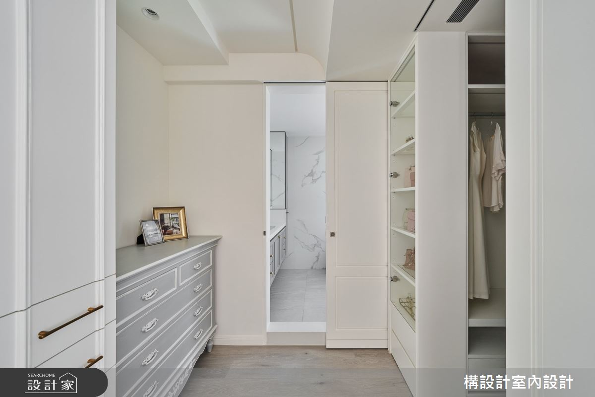 50坪中古屋(5~15年)＿新古典更衣間案例圖片＿構設計＿構設計_隅光下的浪漫之25