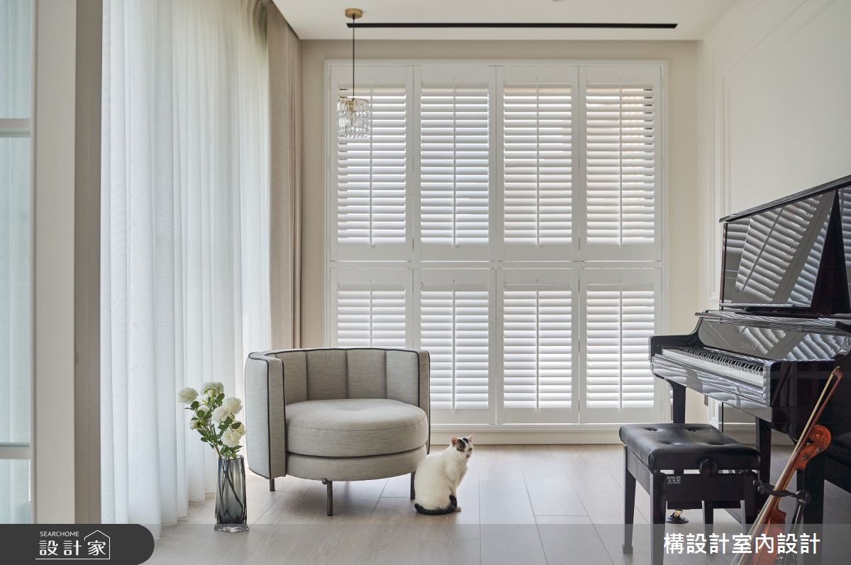 50坪中古屋(5~15年)＿新古典多功能室案例圖片＿構設計＿構設計_隅光下的浪漫之12