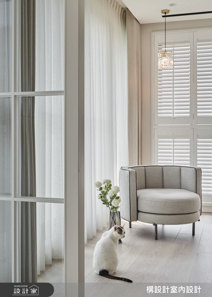 50坪中古屋(5~15年)＿新古典多功能室案例圖片＿構設計＿構設計_隅光下的浪漫之15