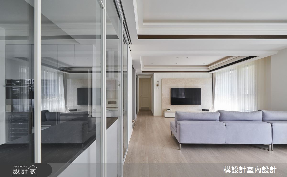 50坪中古屋(5~15年)＿新古典客廳案例圖片＿構設計＿構設計_隅光下的浪漫之7