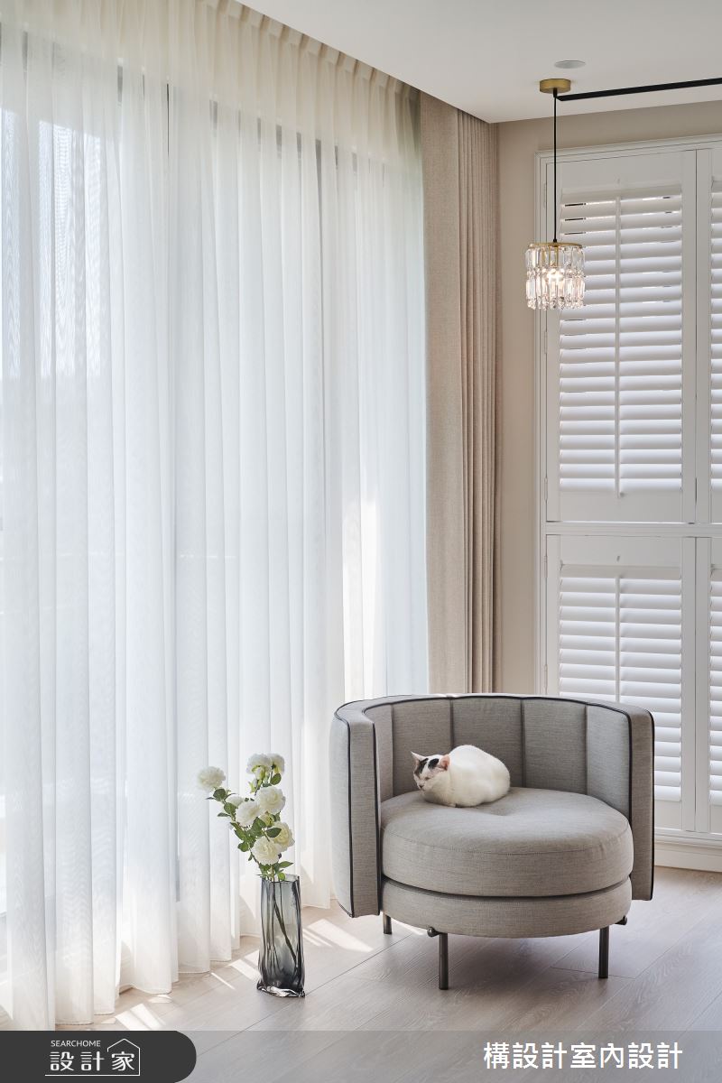 50坪中古屋(5~15年)＿新古典多功能室案例圖片＿構設計＿構設計_隅光下的浪漫之13