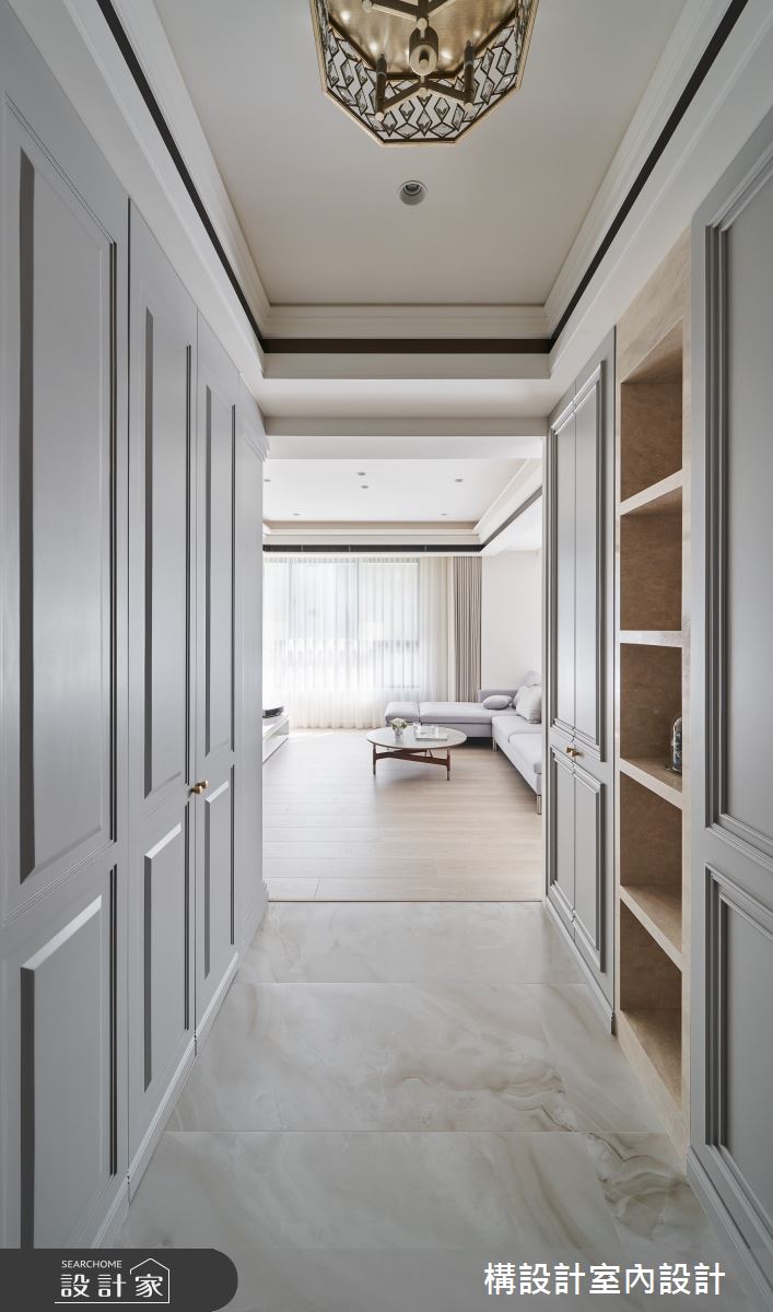 50坪中古屋(5~15年)＿新古典玄關案例圖片＿構設計＿構設計_隅光下的浪漫之1
