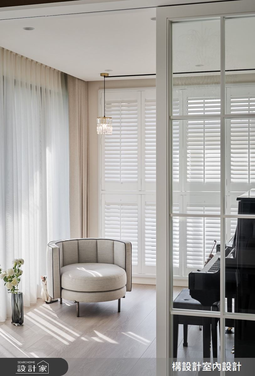 50坪中古屋(5~15年)＿新古典多功能室案例圖片＿構設計＿構設計_隅光下的浪漫之14