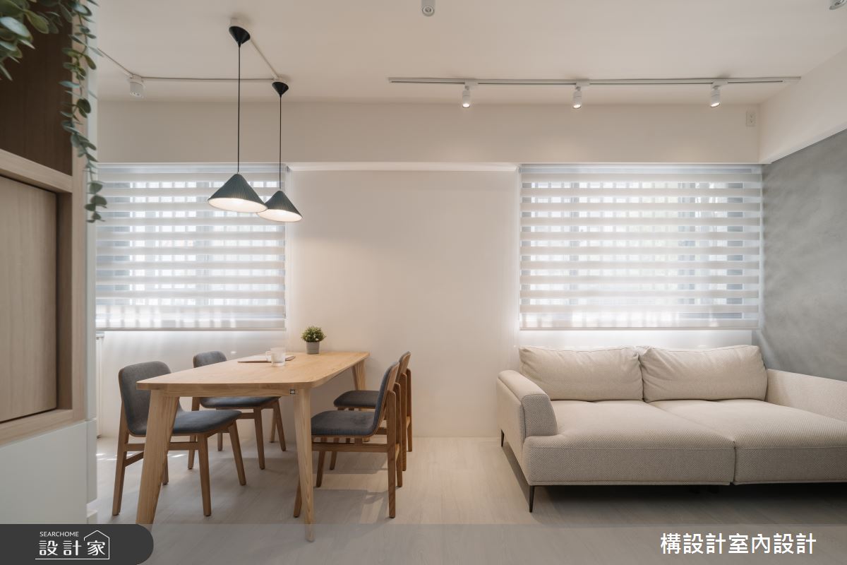 20坪老屋(31~40年)＿北歐風客廳餐廳案例圖片＿構設計＿構設計_心之所向之3