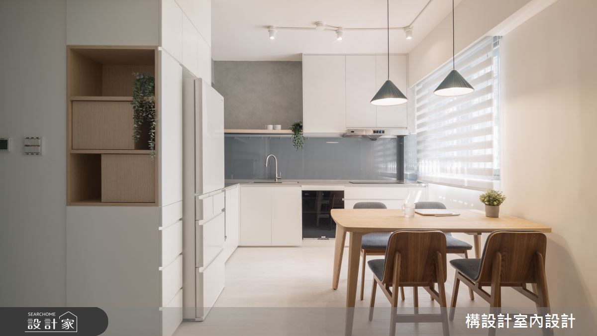 20坪老屋(31~40年)＿北歐風餐廳廚房案例圖片＿構設計＿構設計_心之所向之6