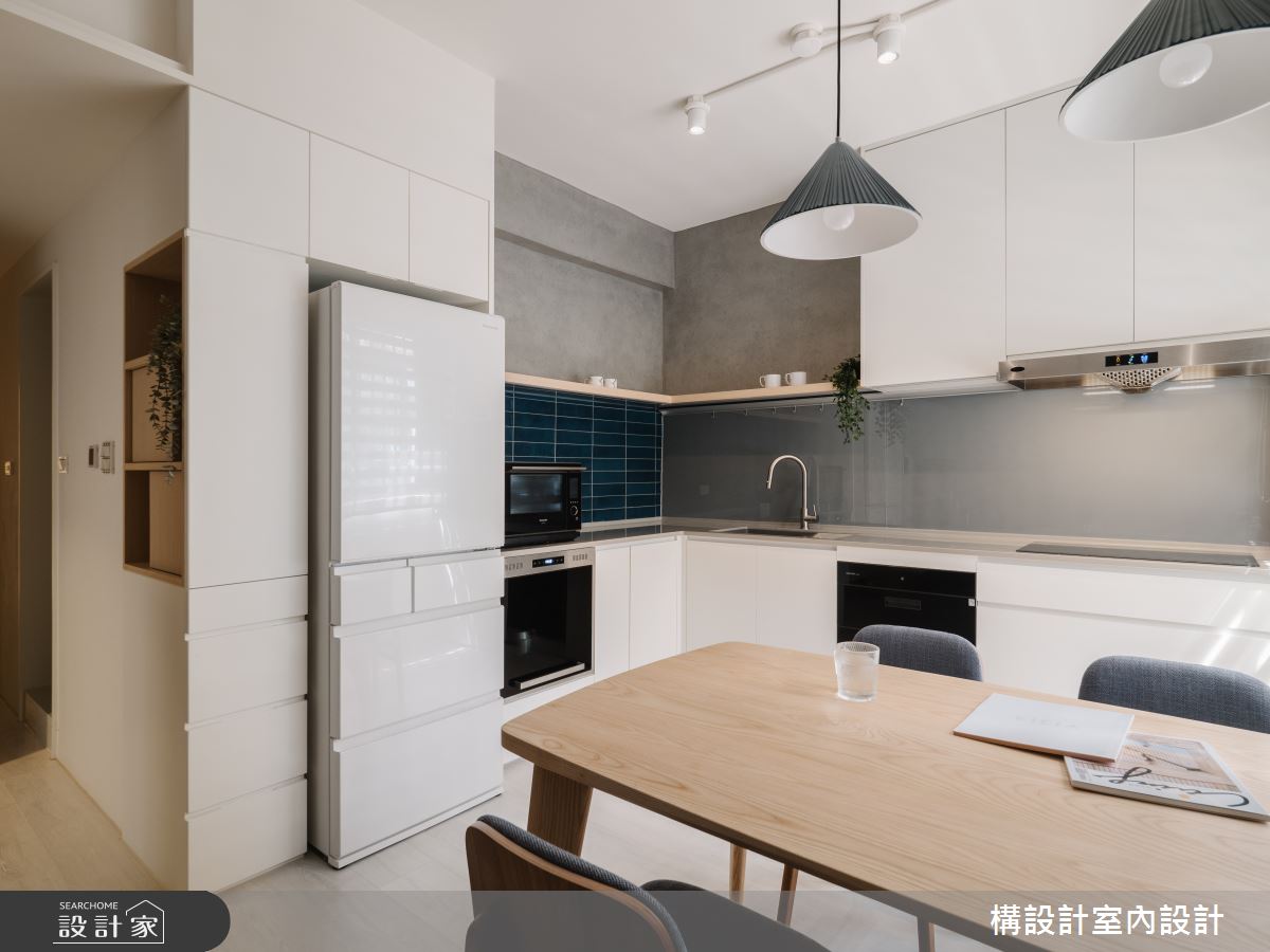20坪老屋(31~40年)＿北歐風餐廳廚房案例圖片＿構設計＿構設計_心之所向之8