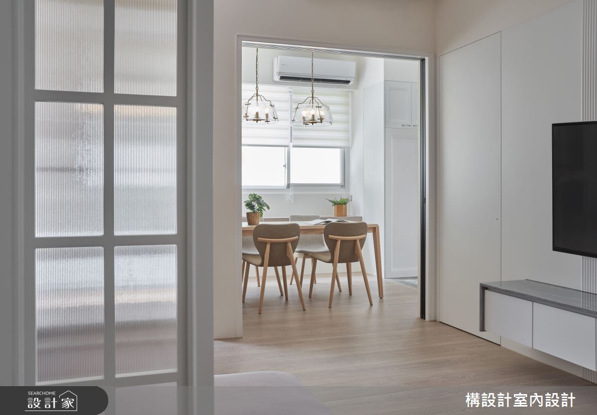 20坪中古屋(5~15年)＿北歐風客廳餐廳案例圖片＿構設計＿構設計_薄荷白的故事起點之7