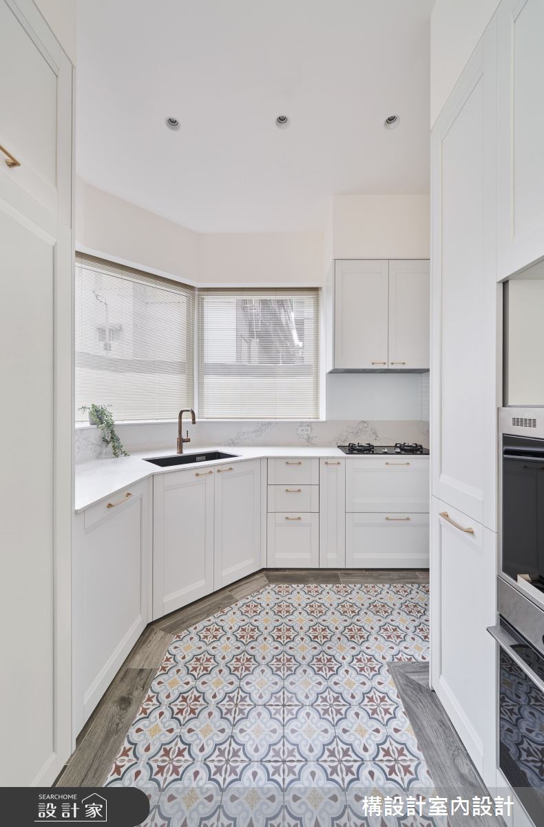 20坪中古屋(5~15年)＿北歐風廚房案例圖片＿構設計＿構設計_薄荷白的故事起點之12