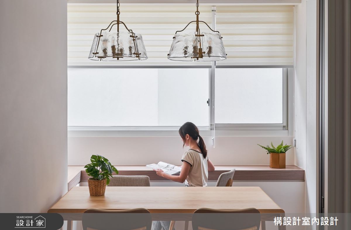 20坪中古屋(5~15年)＿北歐風餐廳案例圖片＿構設計＿構設計_薄荷白的故事起點之9