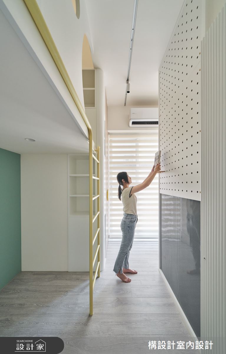 20坪中古屋(5~15年)＿北歐風臥室兒童房兒童房案例圖片＿構設計＿構設計_薄荷白的故事起點之18