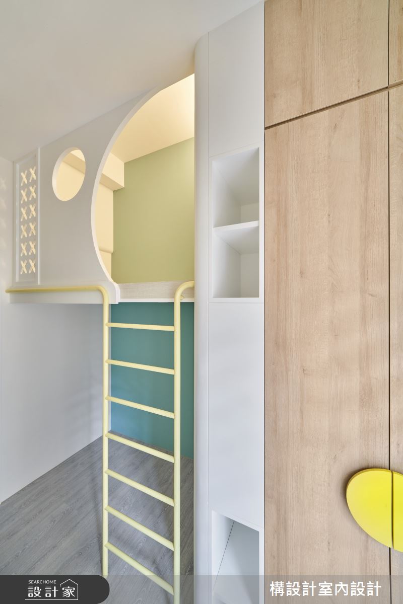 20坪中古屋(5~15年)＿北歐風臥室兒童房兒童房案例圖片＿構設計＿構設計_薄荷白的故事起點之19