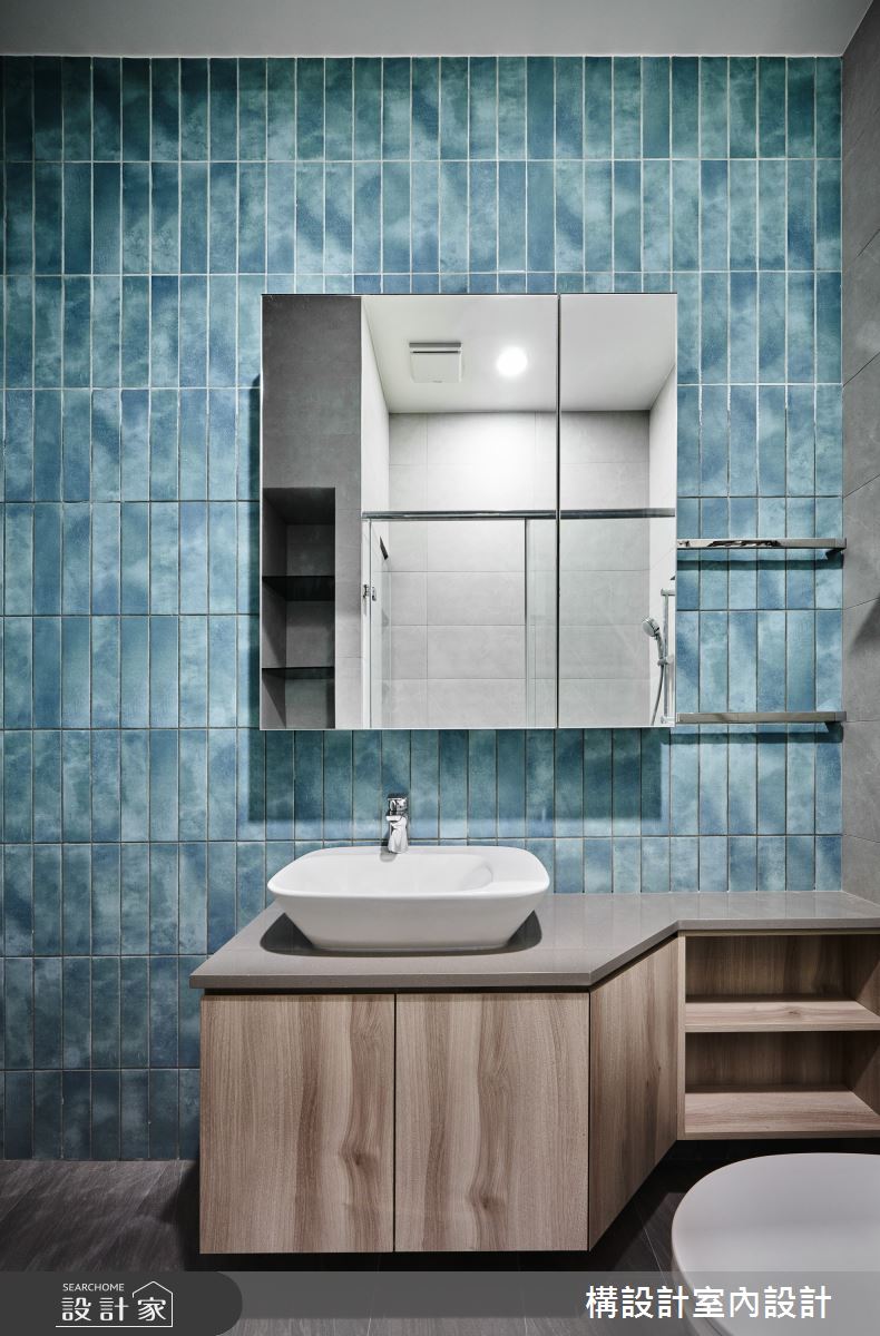 20坪中古屋(5~15年)＿北歐風浴室案例圖片＿構設計＿構設計_薄荷白的故事起點之28