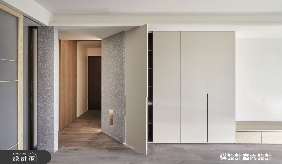 20坪中古屋(5~15年)＿日式風玄關客廳案例圖片＿構設計＿構設計_森徑之4