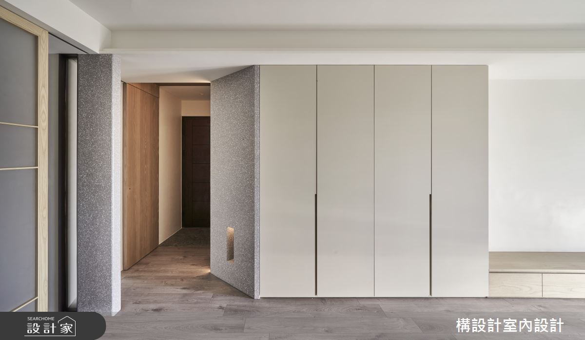 20坪中古屋(5~15年)＿日式風玄關客廳案例圖片＿構設計＿構設計_森徑之5