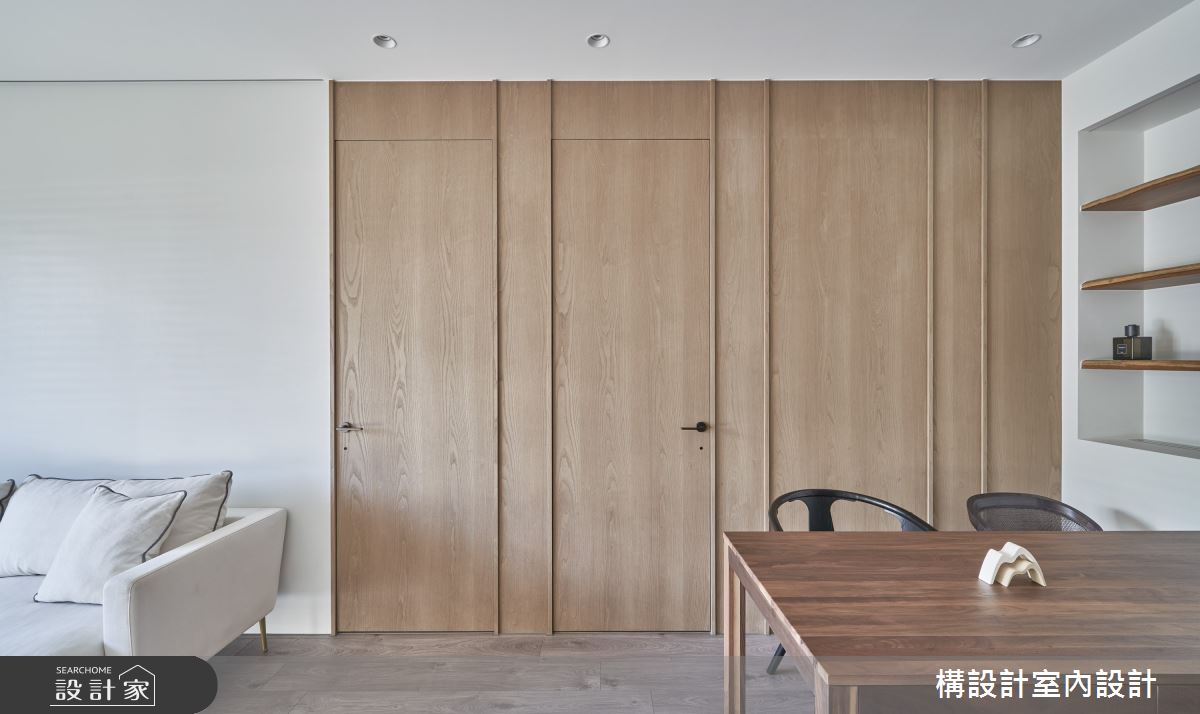 20坪中古屋(5~15年)＿日式風客廳餐廳案例圖片＿構設計＿構設計_森徑之20