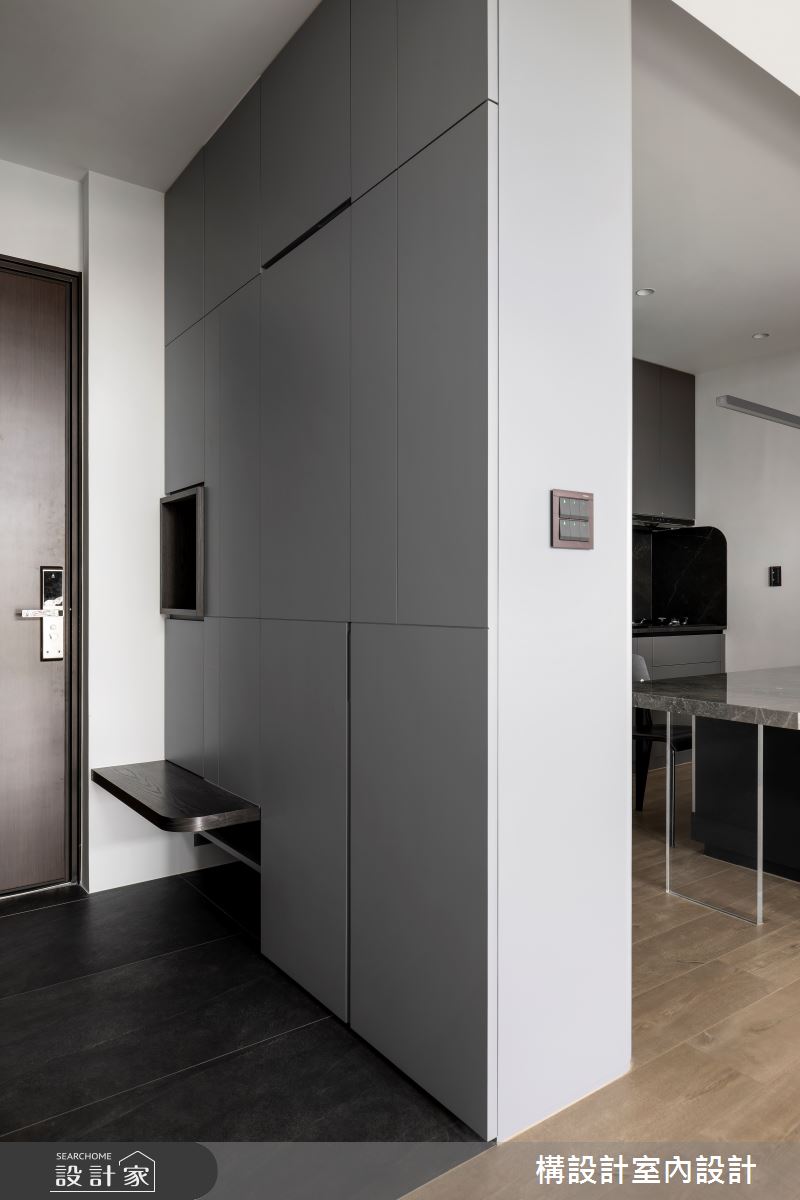16坪新成屋(5年以下)＿現代風玄關案例圖片＿構設計＿構設計_方寸間之2