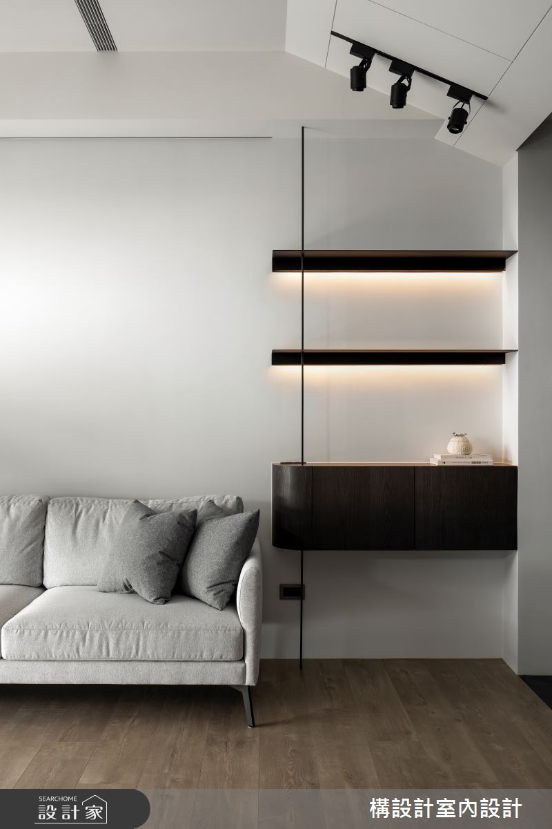 16坪新成屋(5年以下)＿現代風客廳案例圖片＿構設計＿構設計_方寸間之11